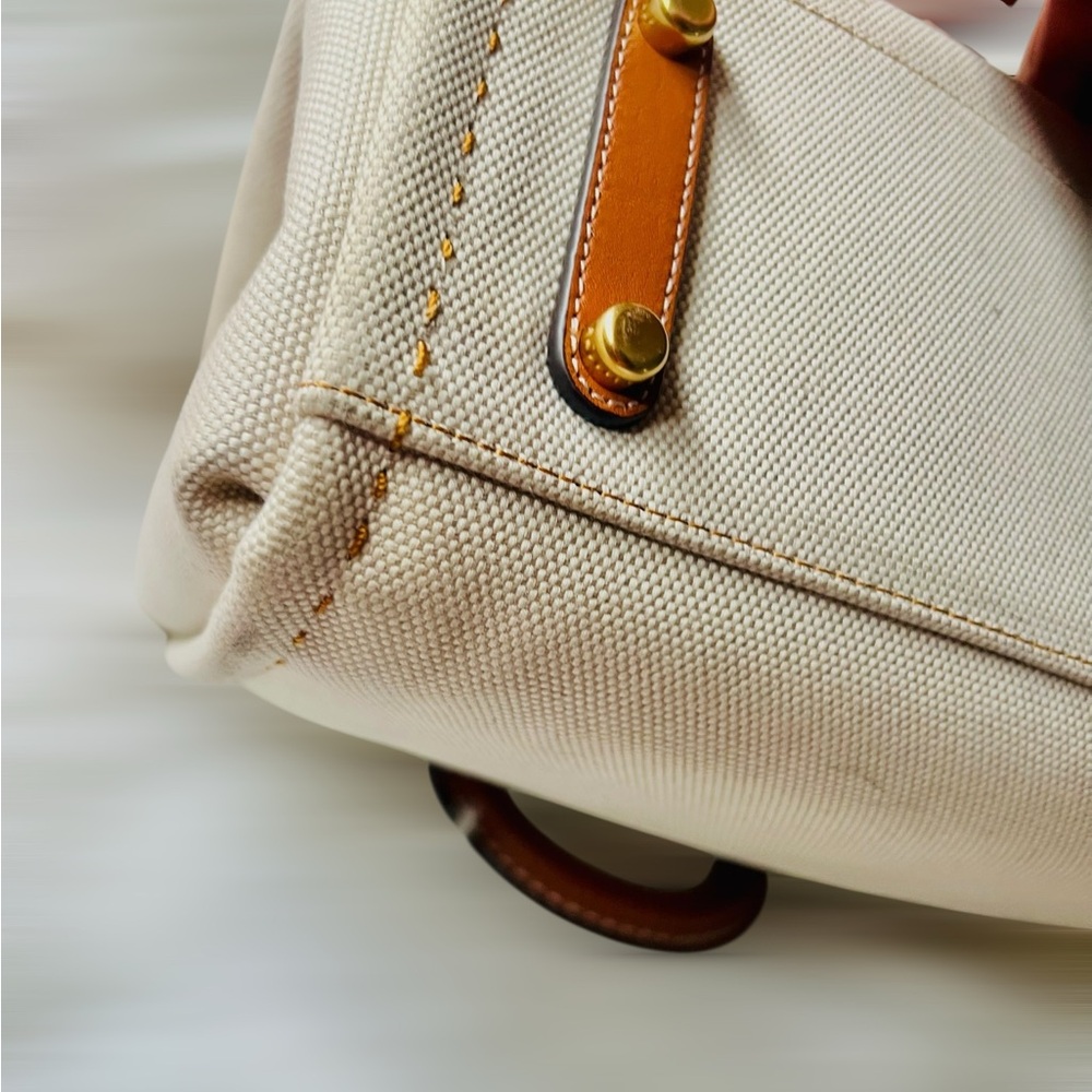 SOLD ❌❌ $498 BARELY USED Coach Reese 28 Canvas Tote Satchel - Picture 10 of 14